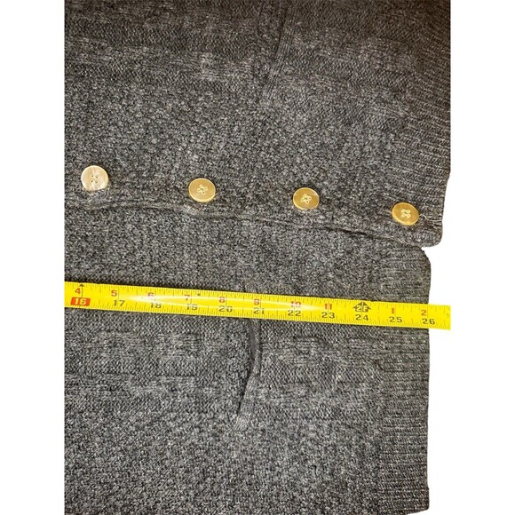 Vintage Campus Cardigan Sweater Men’s Small 36-38 Gray Orlon Sayelle Button Up - Picture 5 of 5